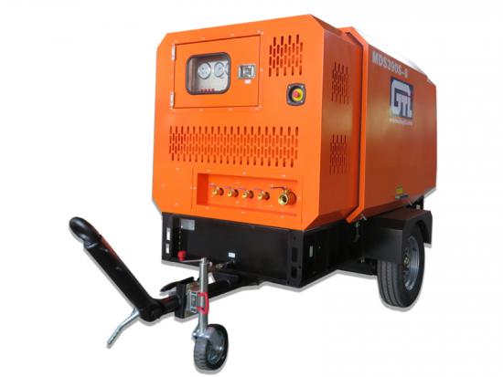 portable diesel screw air compressor